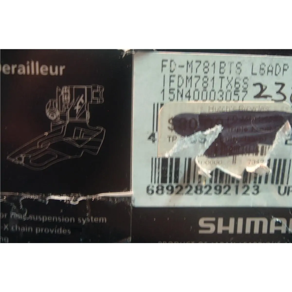 Shimano  - XTR - XTR - M781 - Silver / Black (UPC: 689228292123) 6