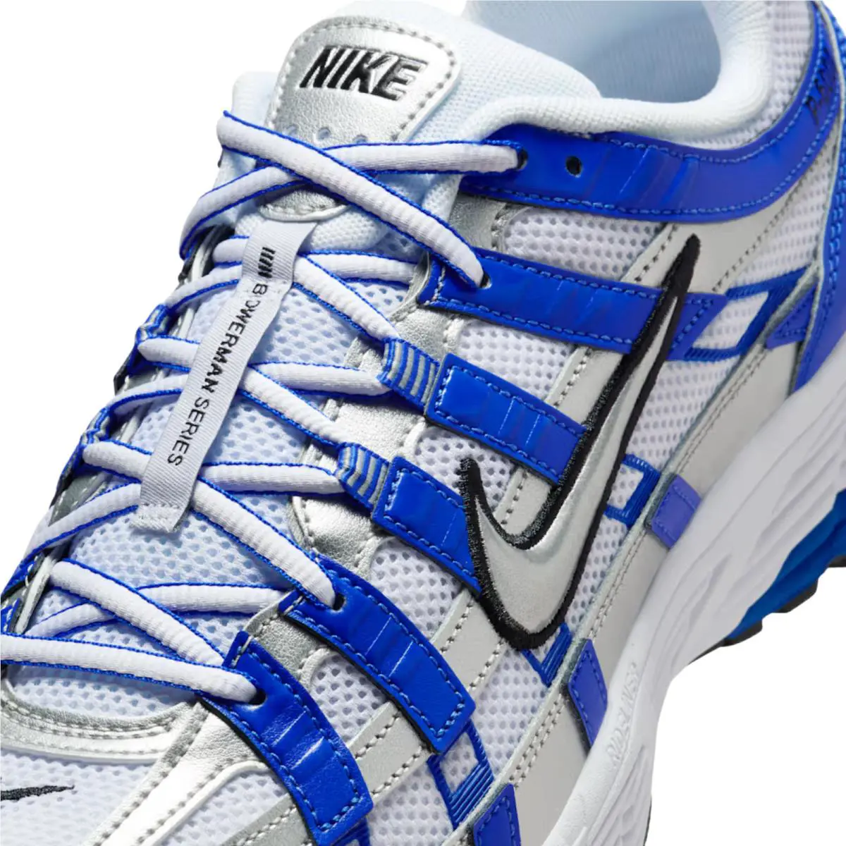 Nike shoes - Nike P-6000 - CD6404-403 - Racer Blue/Metallic Silver/White/Metallic Silver 5