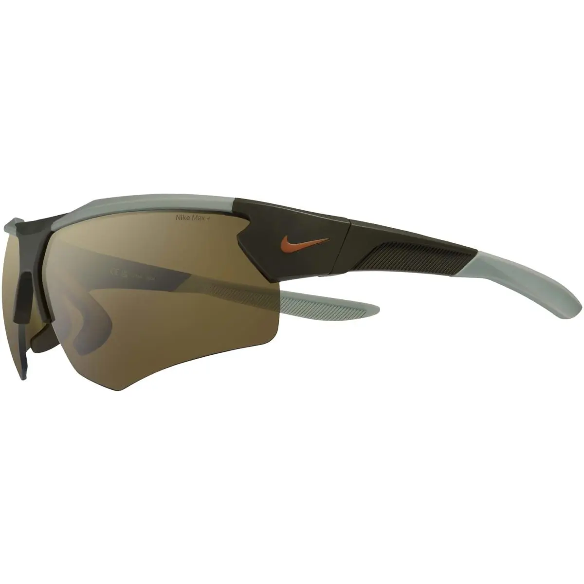 Nike Cloak Duo E Men`s Semi-rimless Sport Wrap Sunglasses w/ Max + Lens EV24037