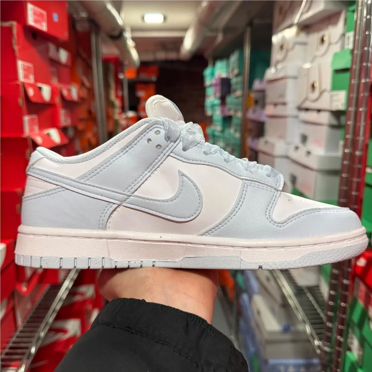 Nike shoes - Nike Dunk Low - Dunk Low - IB7311-100 - White, Blue Tint 4