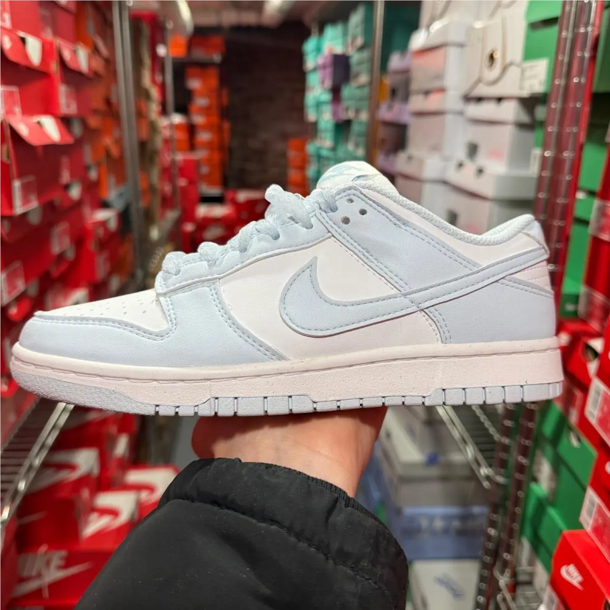 Nike shoes - Nike Dunk Low - Dunk Low - IB7311-100 - White, Blue Tint 12