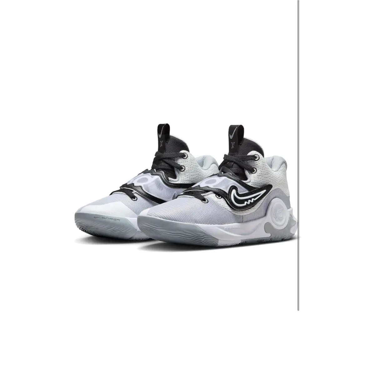Nike shoes - Nike KD Trey 5 - Trey - DD9538-102 - White/White/Black/Wolf Grey 5