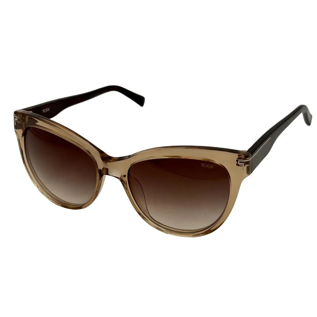 Tumi Unisex Square Brown Plastic Sunglass STU001 072M