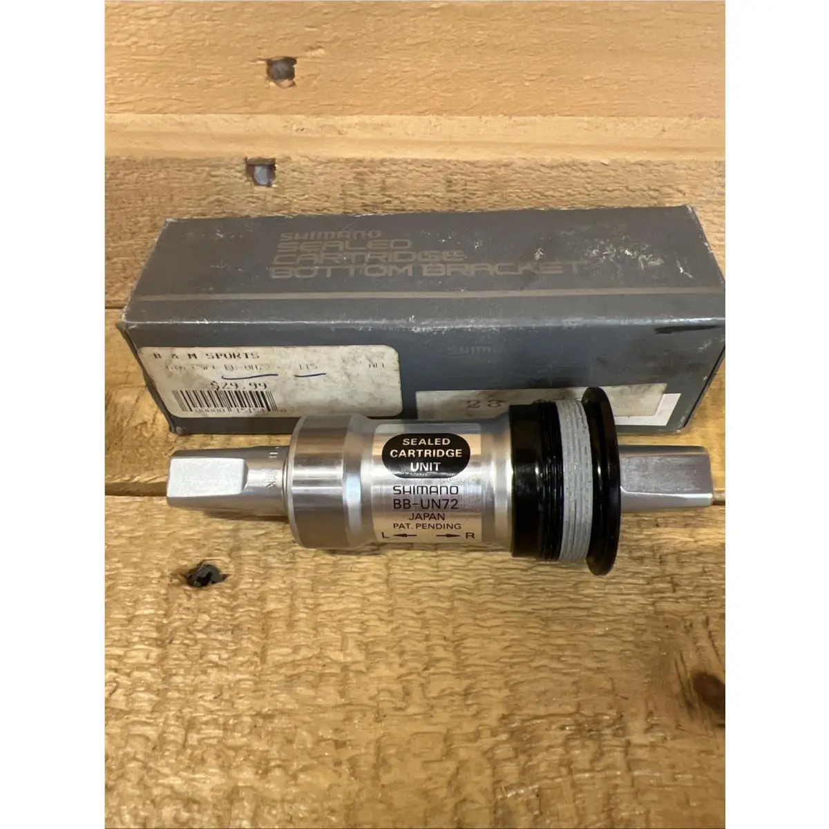 Nos Shimano BB-UN72 Bottom Bracket 108mm 68mm Jis Bsa 1.37x24 Japan