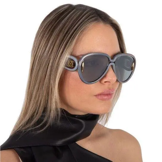 Loewe Sunglasses LW40132I 05X Gray/blue Unisex Eyewear Loewe