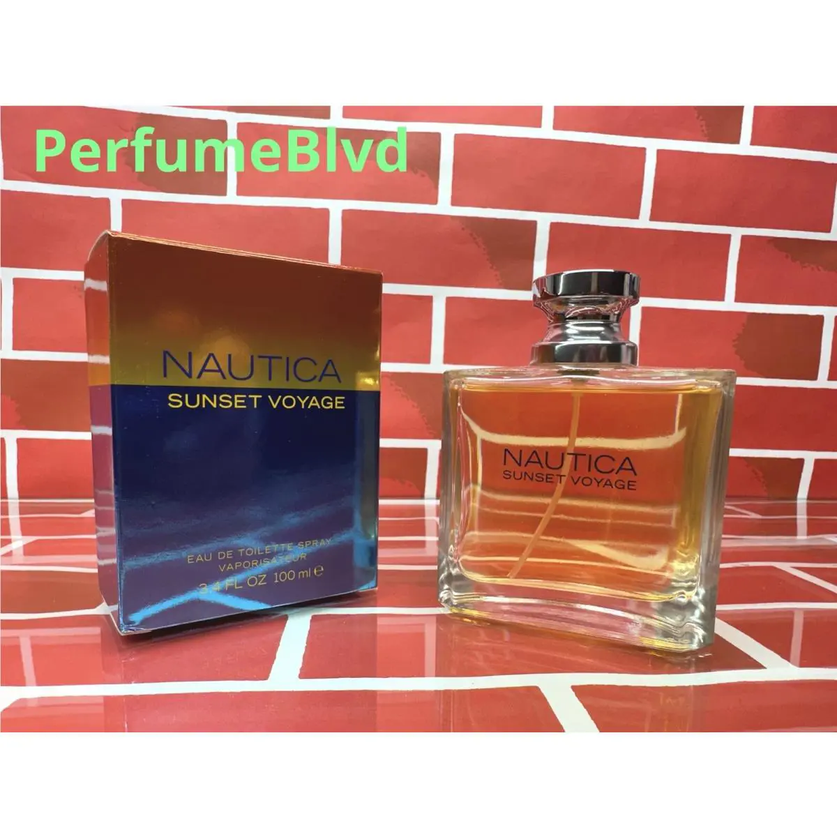 Nautica Sunset Voyage 3.4 Fl.oz 100 ML Eau DE Toilette Spray For Men Box