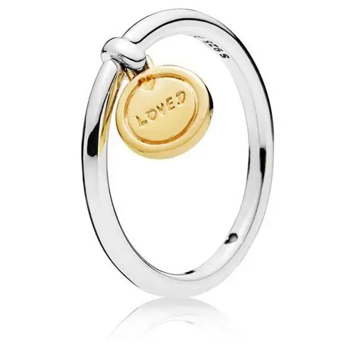 Pandora Medallion of Love Ring 18k Gold Plated Pandora Shine 167823-54
