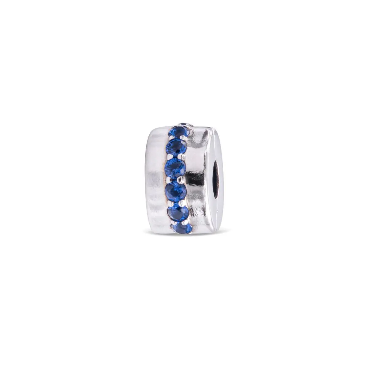Pandora Blue Sparkle Clip Charm 791972C01