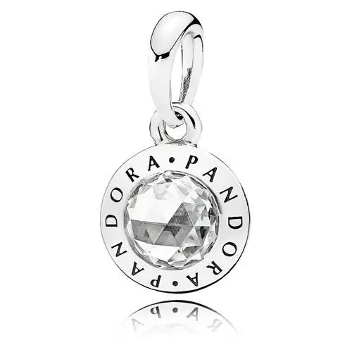 Radiant  Logo Pendant Sterling Silver CZ 396217CZ by Pandora
