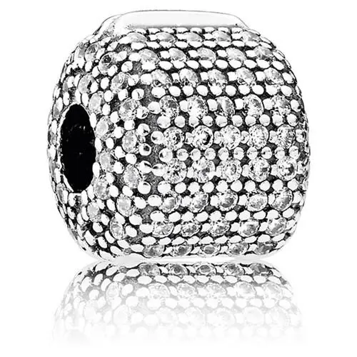 Pandora Pave Barrel Clip Charm - 791873CZ