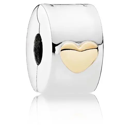 Pandora Classic Heart Fixed Clip Charm