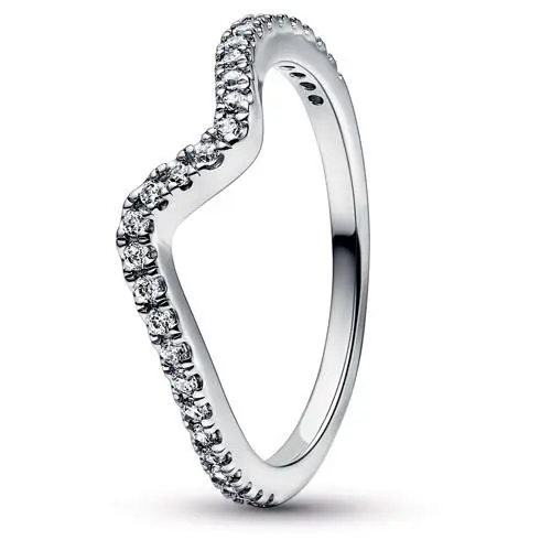 Pandora Sparkling Wave Ring 192539C01-52