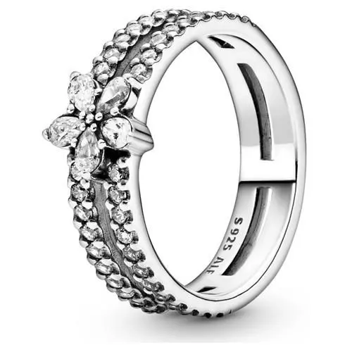 Pandora Sparkling Snowflake Double Ring 199236C01-52