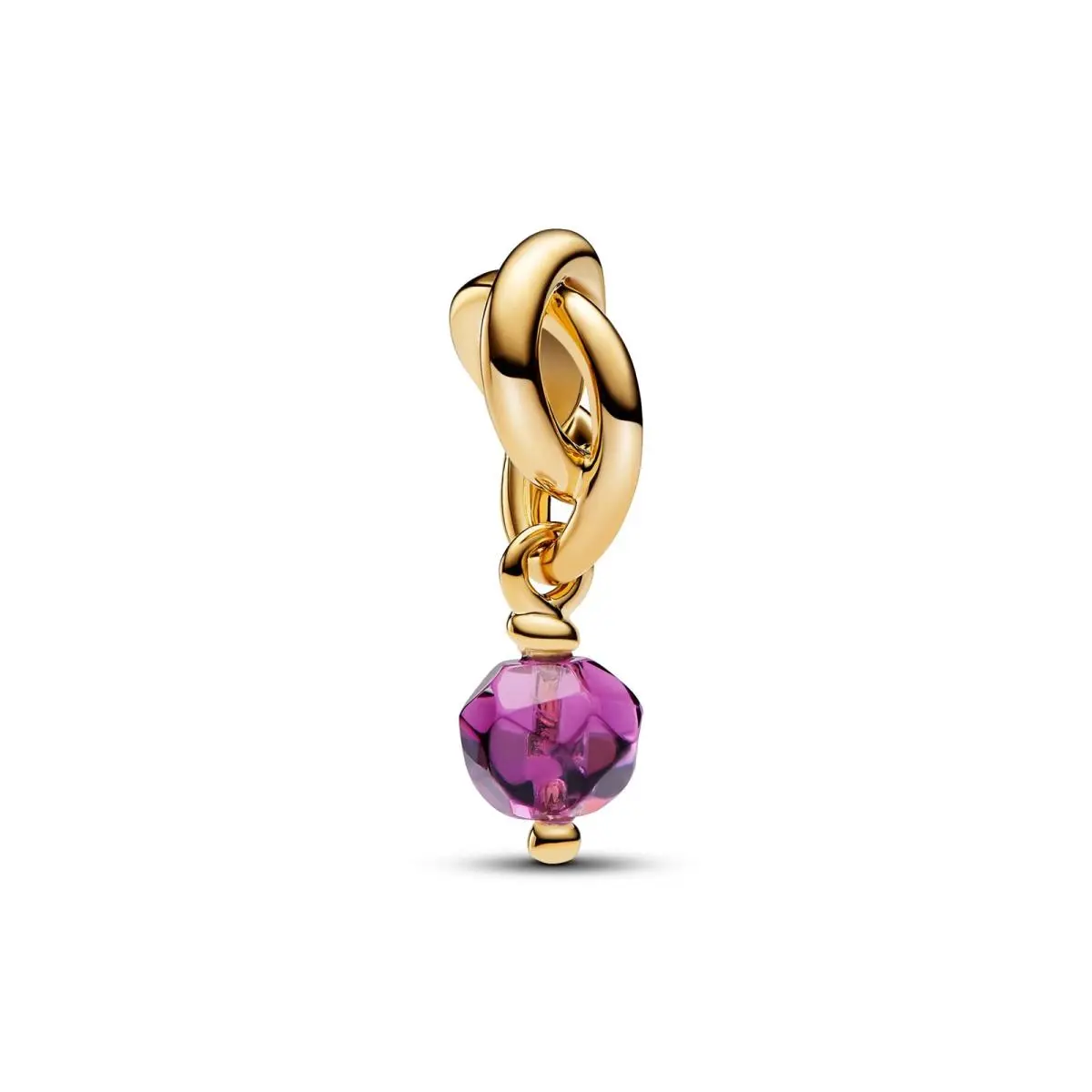 Pandora Moments Faceted Purple Eternity Circle Dangle Charm 763462C02