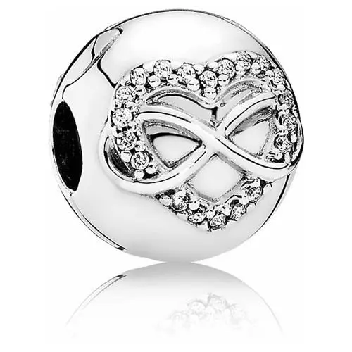 Pandora Infinity Heart Clip - 791947CZ
