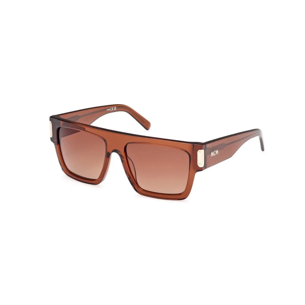 Mcm Worldwide MW 0011 Shiny Light Brown / 45F Size 55 Sunglasses - Frame: Multicolor