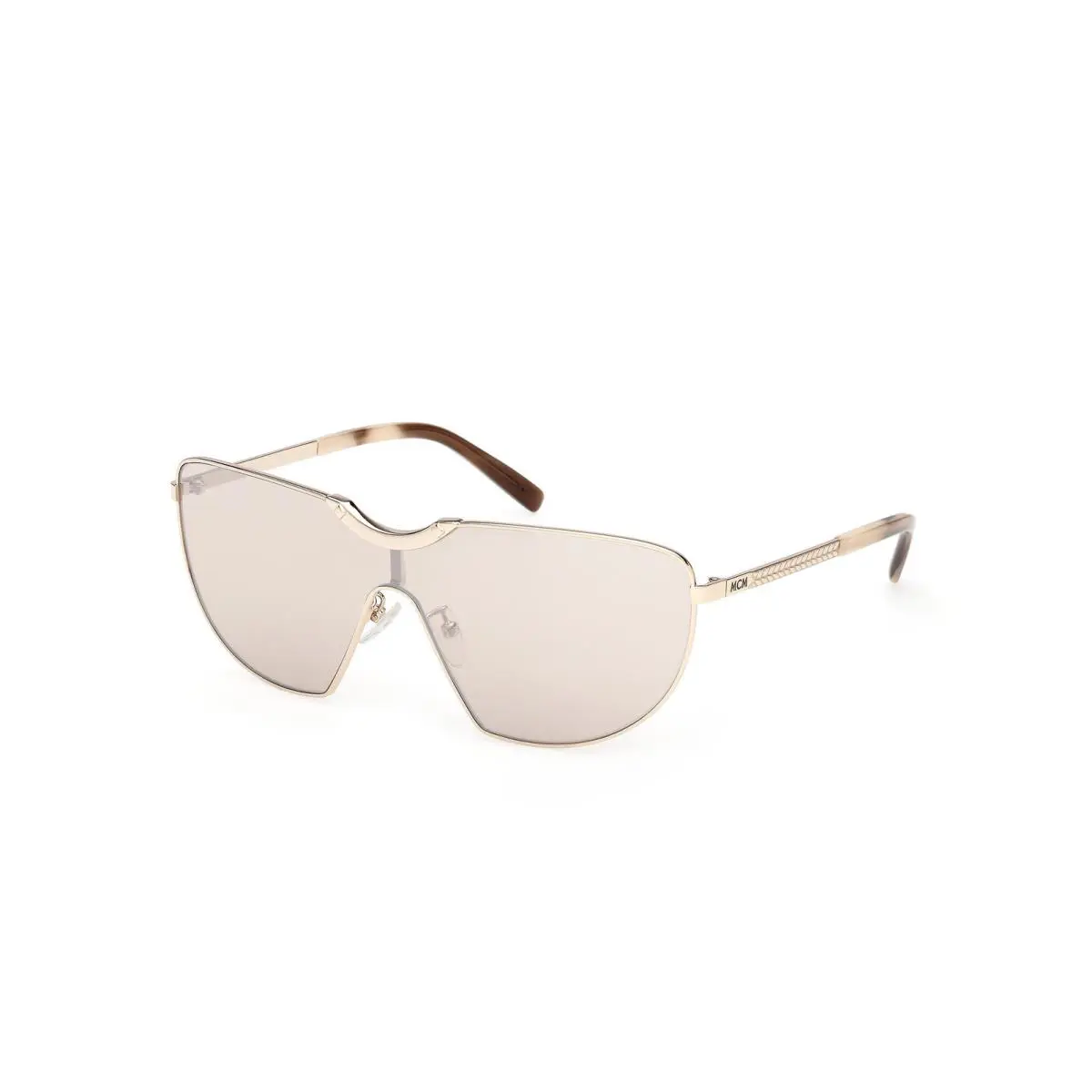 Mcm Worldwide MW0026-H Shiny Pale Gold Shiny Pale Gold 32G Sunglasses