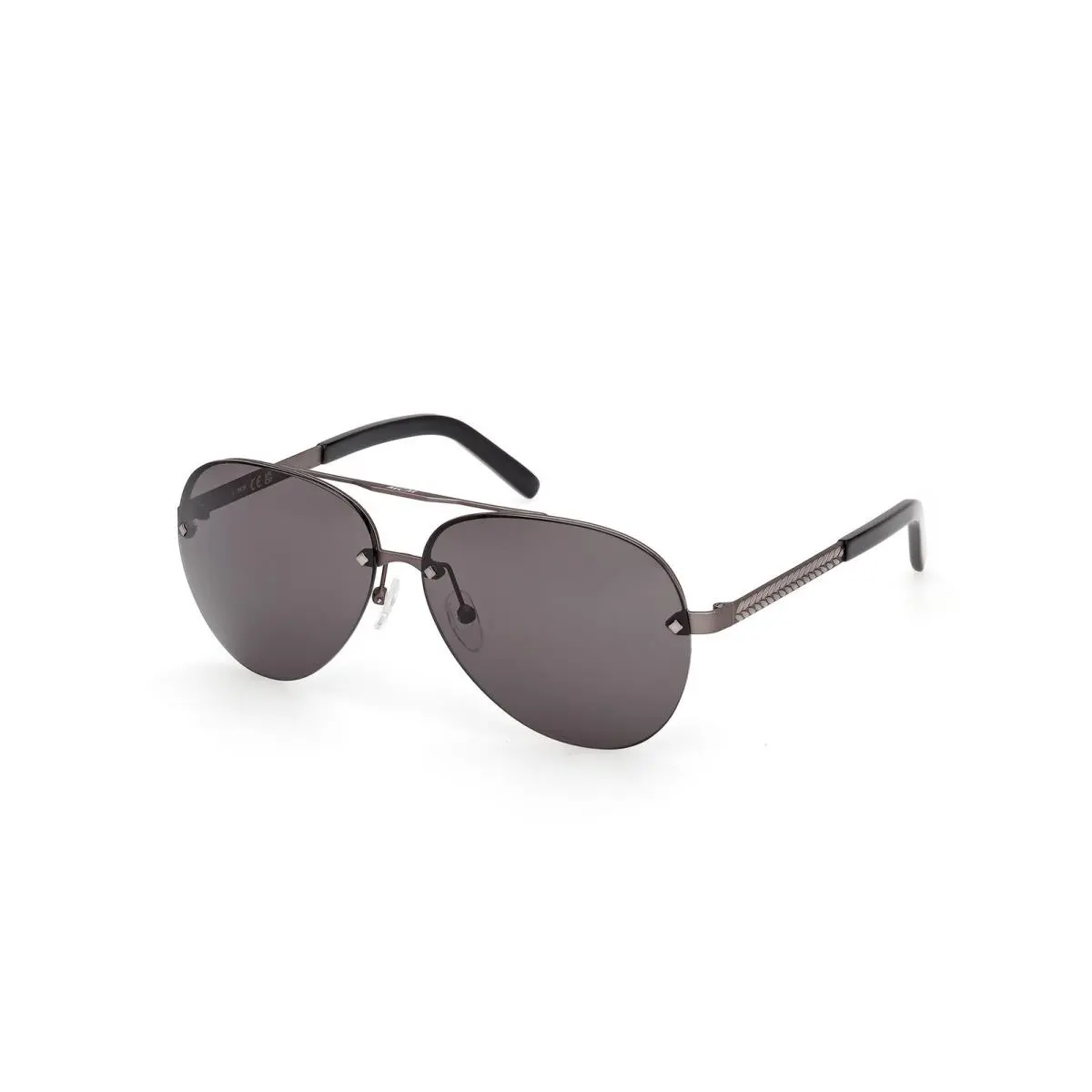 Mcm Worldwide MW0027-H Matte Dark Ruthenium Shiny Dark Ruthenium 13A Sunglasses by MCM