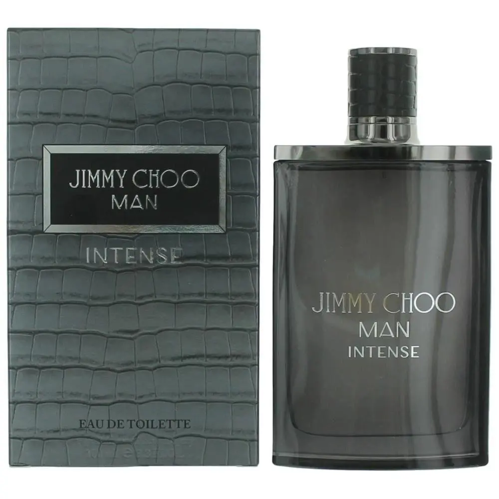 Jimmy Choo Man INTENSE3.3 OZ Eau DE Toilette Spray Mens Cologne Bent Box