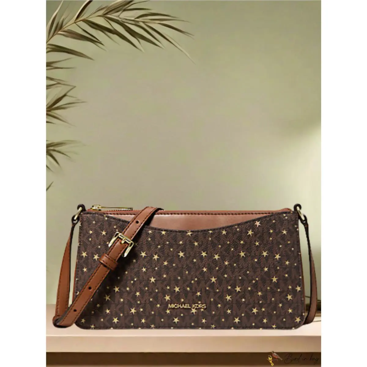 Arden Women Medium Shoulder Crossbody Purse Bag Variation BROWN by Michael Kors