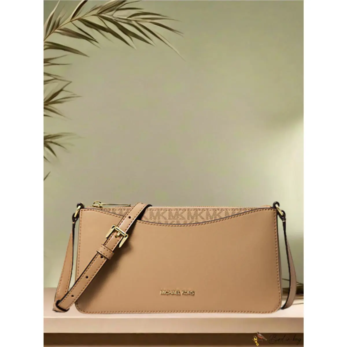 Arden Women Medium Shoulder Crossbody Purse Bag Variation CAMEL by Michael Kors