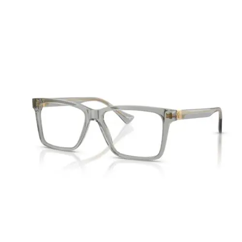 Versace Eyeglasses VE3328 5496 56 Transparent Grey Men`s Optical Frame