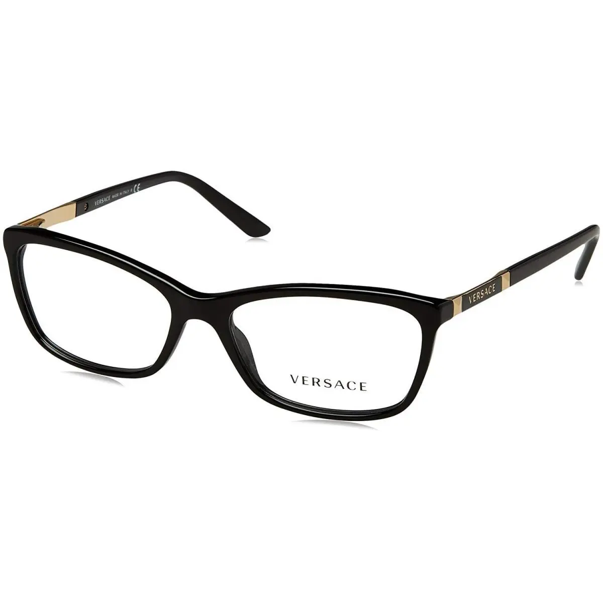 Versace VE3186 GB1 Eyeglasses 54mm Black / Demo Lens