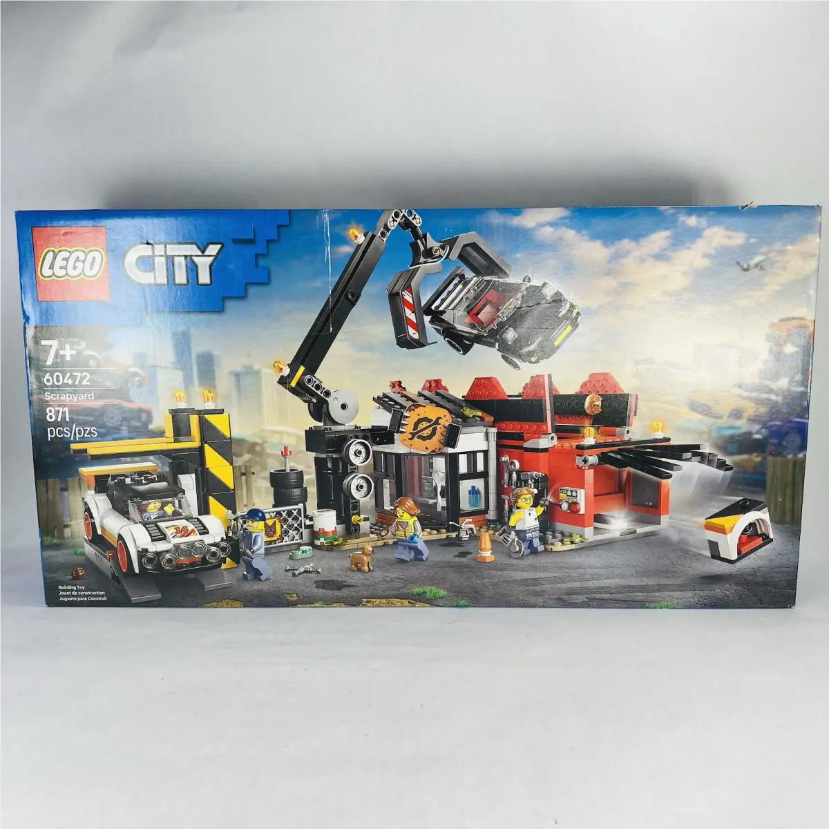 Lego City Scrapyard Set 60472 with Cars Minifigures