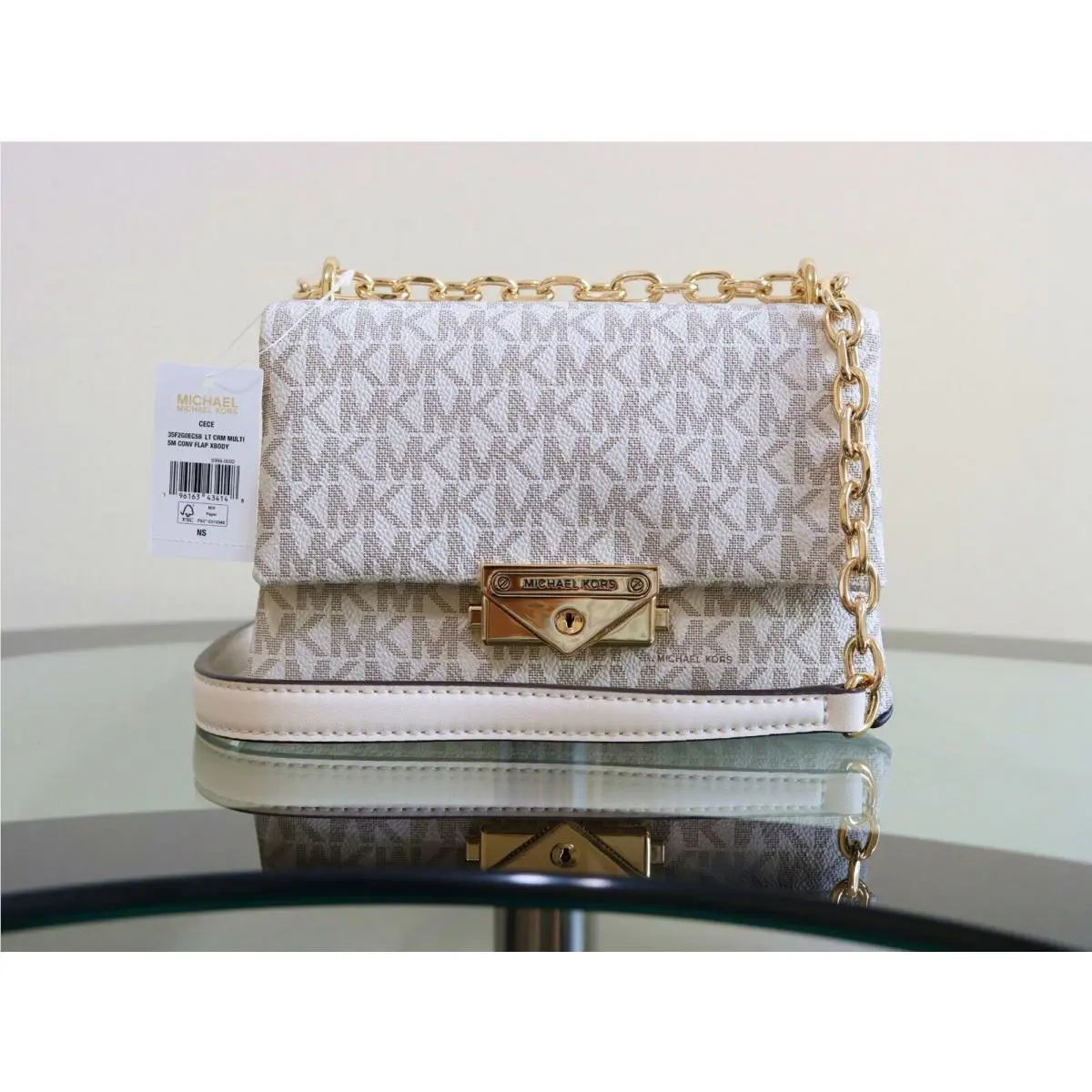 Michael Kors Women Cece Small Logo Shoulder Bag