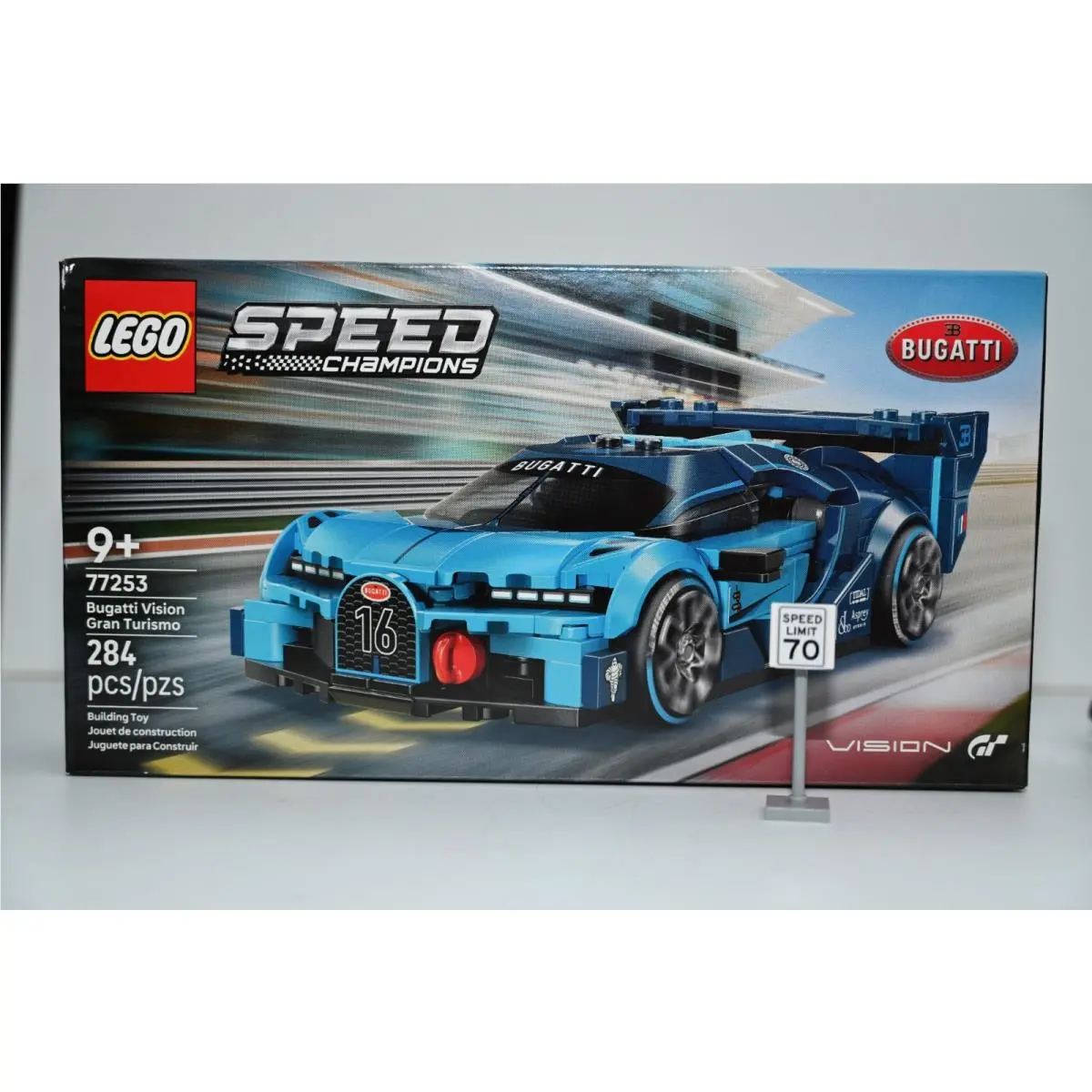 Lego 77253 Bugatti Vision GT Hyper Sports Car Free Sign