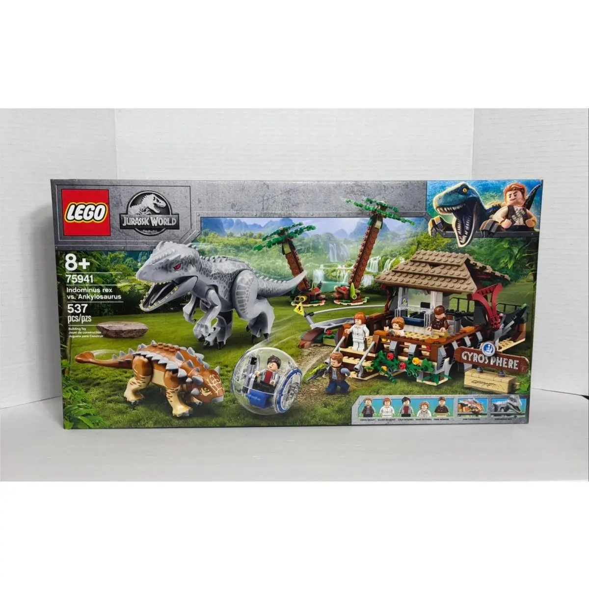 Lego Jurassic World 75941 Indominus Rex Vs. Ankylosaurus Retired Box
