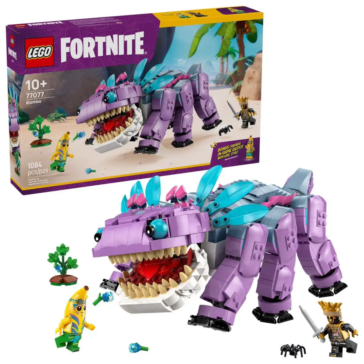 Lego® Fortnite Klombo Kids Toy Building Set 1084 Pieces Imaginative Adventures