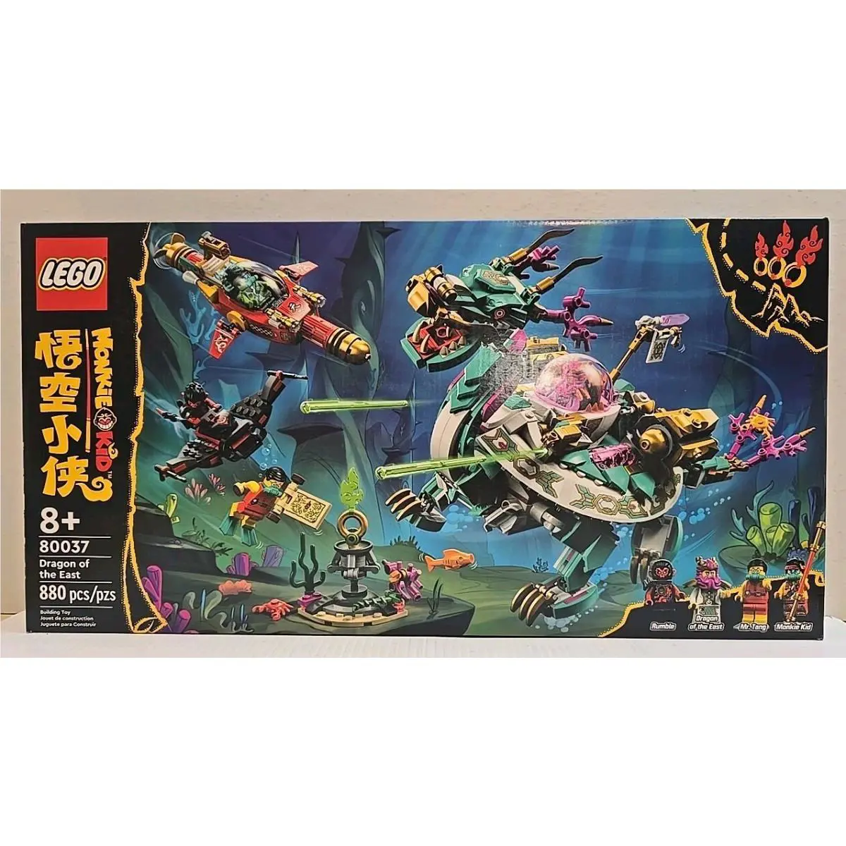 Lego 80037 Monkie Kid Dragon of The East In Hand Ships Fast