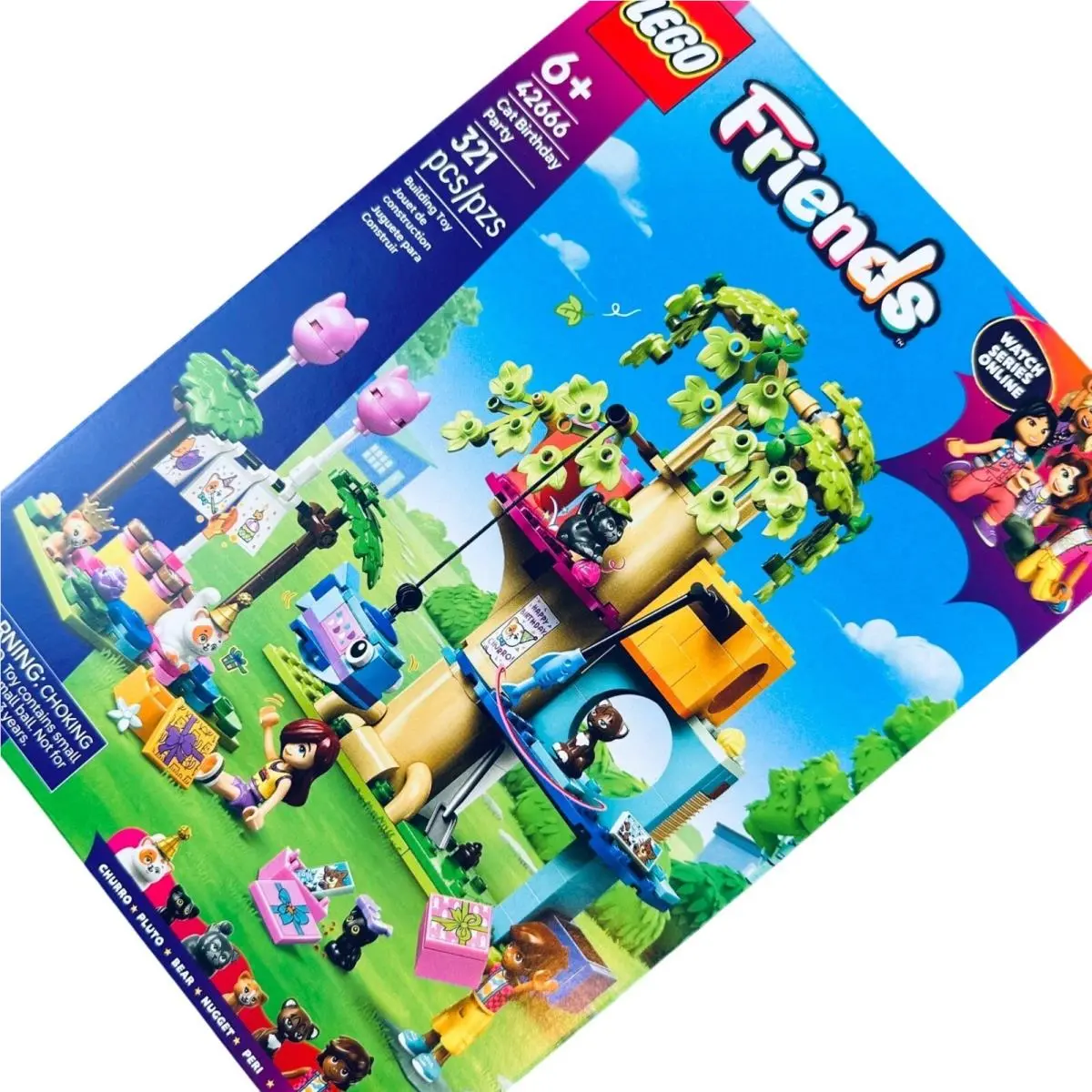 Lego Friends Cat Birthday Party 42666 Building Toy Set 321 Pcs 6+