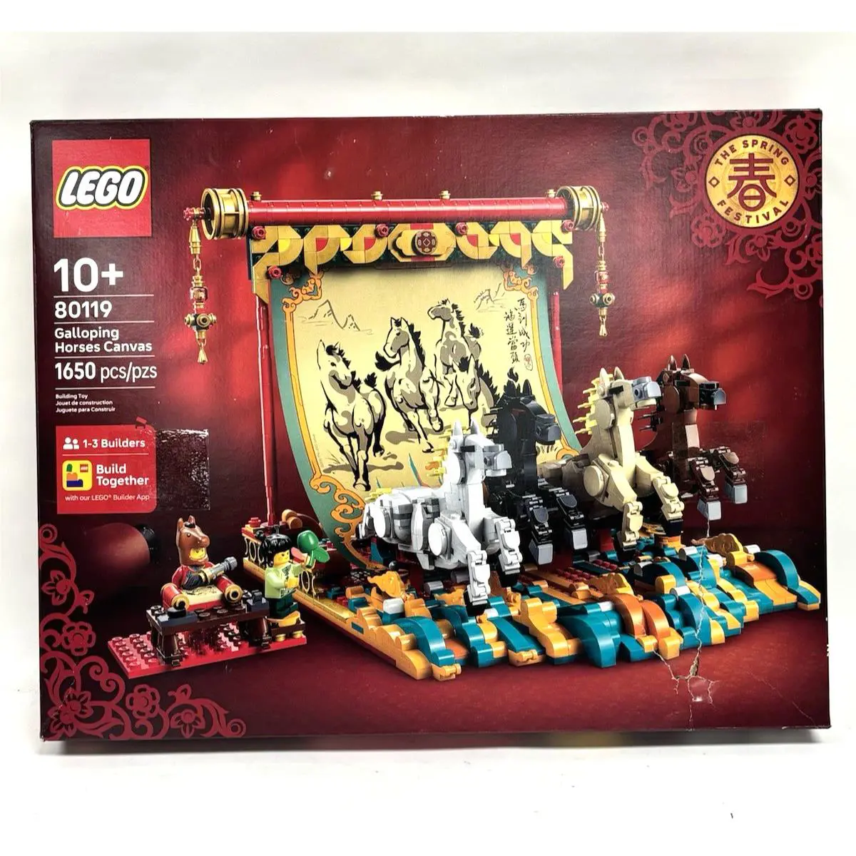 Lego 80119 Chinese Festivals Spring Festival Galloping Horses Canvas