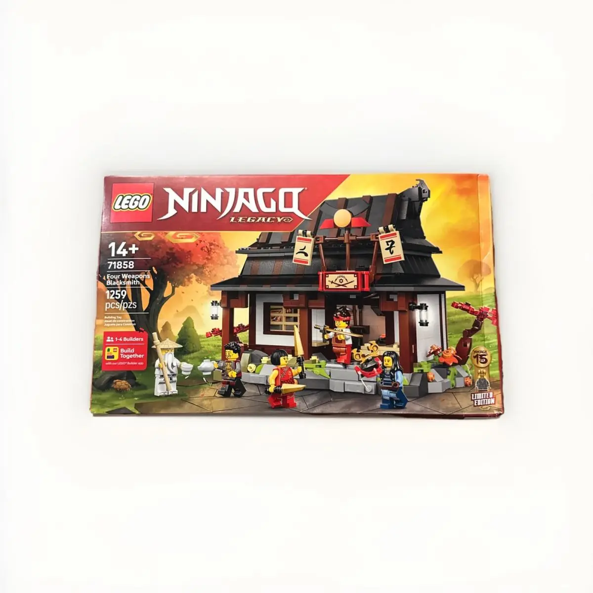 Lego Ninjago Four Weapons Blacksmith 15th Anniversary 71858