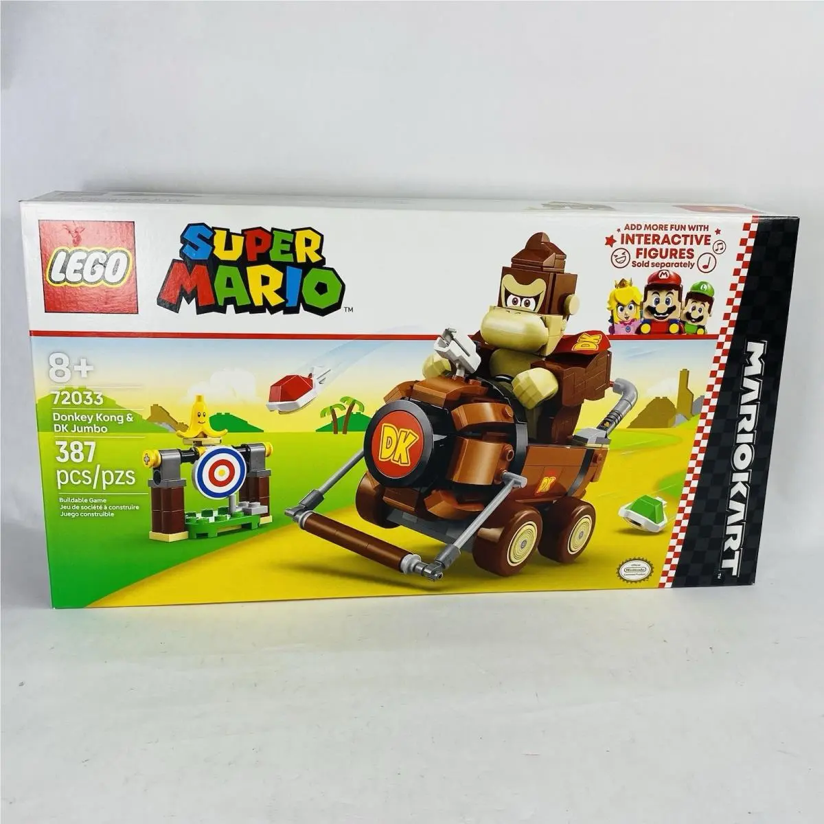 Lego Super Mario Kart Donkey Kong DK Jumbo Set 72033 Nintendo
