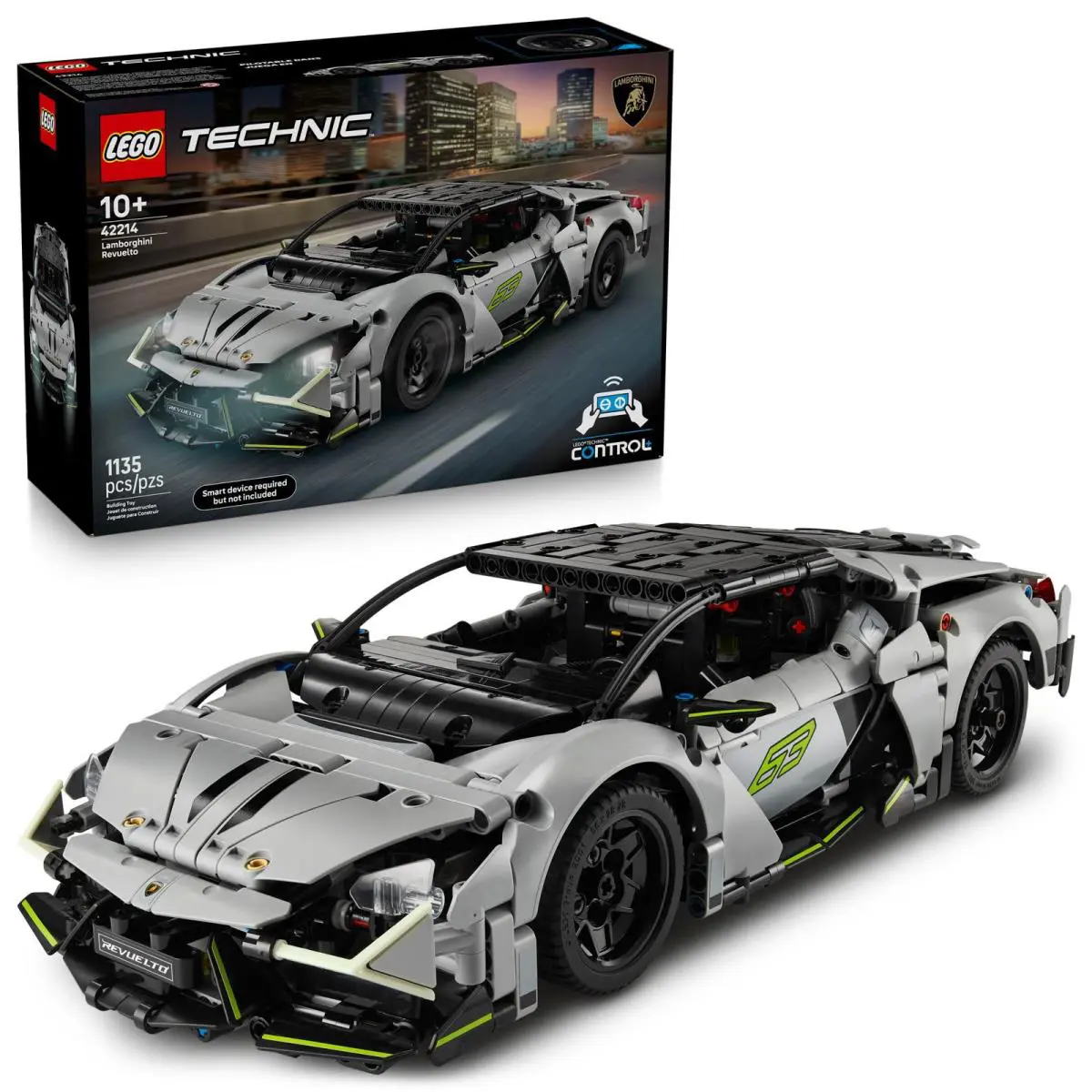 Lego Technic Lamborghini Revuelto 42214 Building Set For Kids 10+ Green