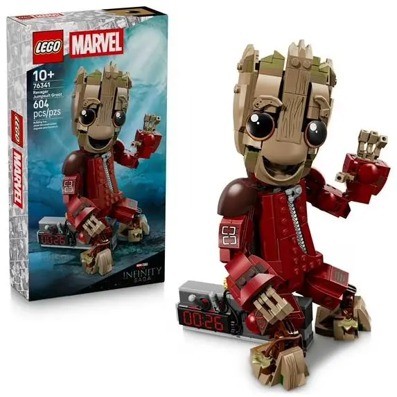 Lego Marvel Ravager Jumpsuit Groot 76341 604 Pieces Infinity Saga