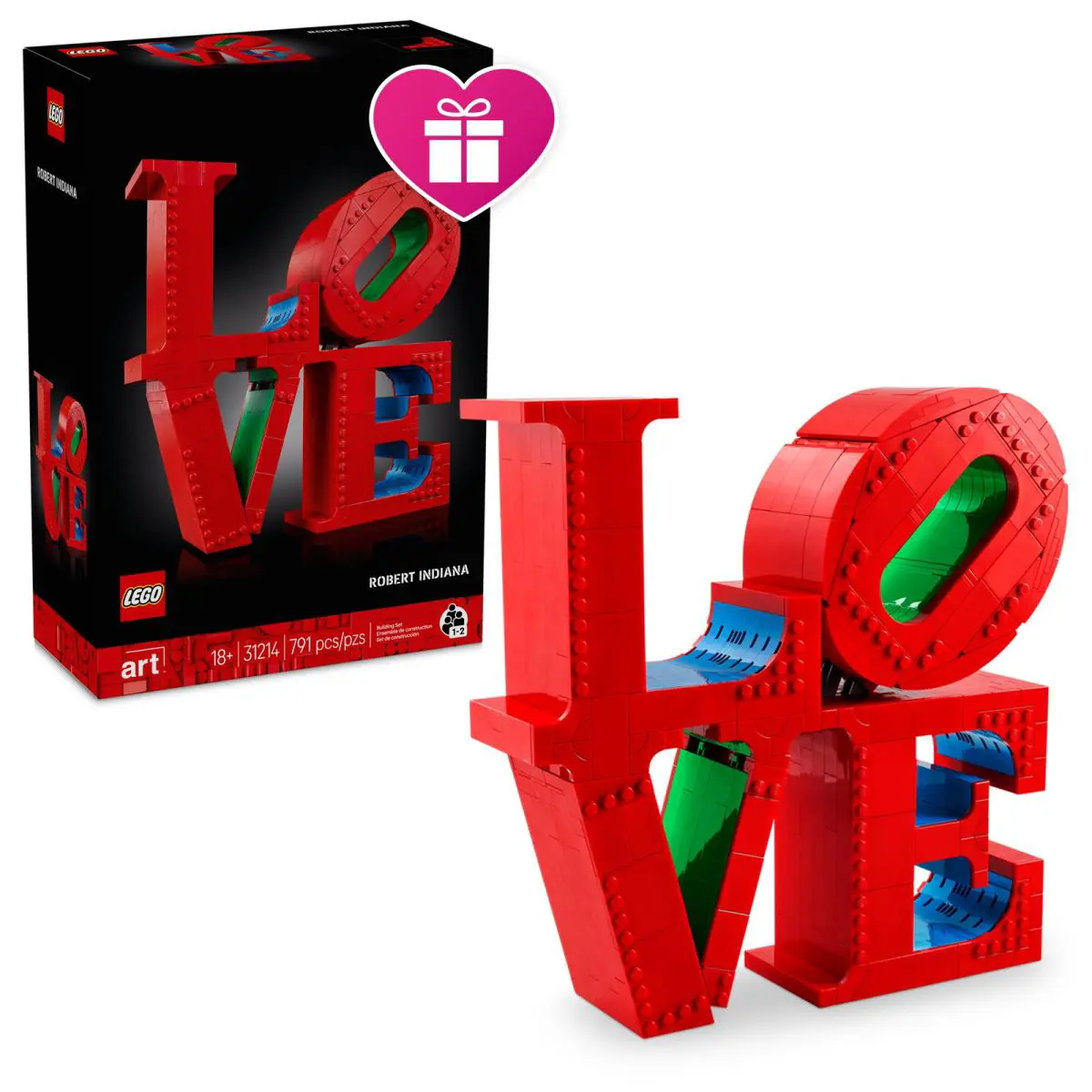 Lego Art Love Set 31214 - Unique Gift For Couples Creative Decor