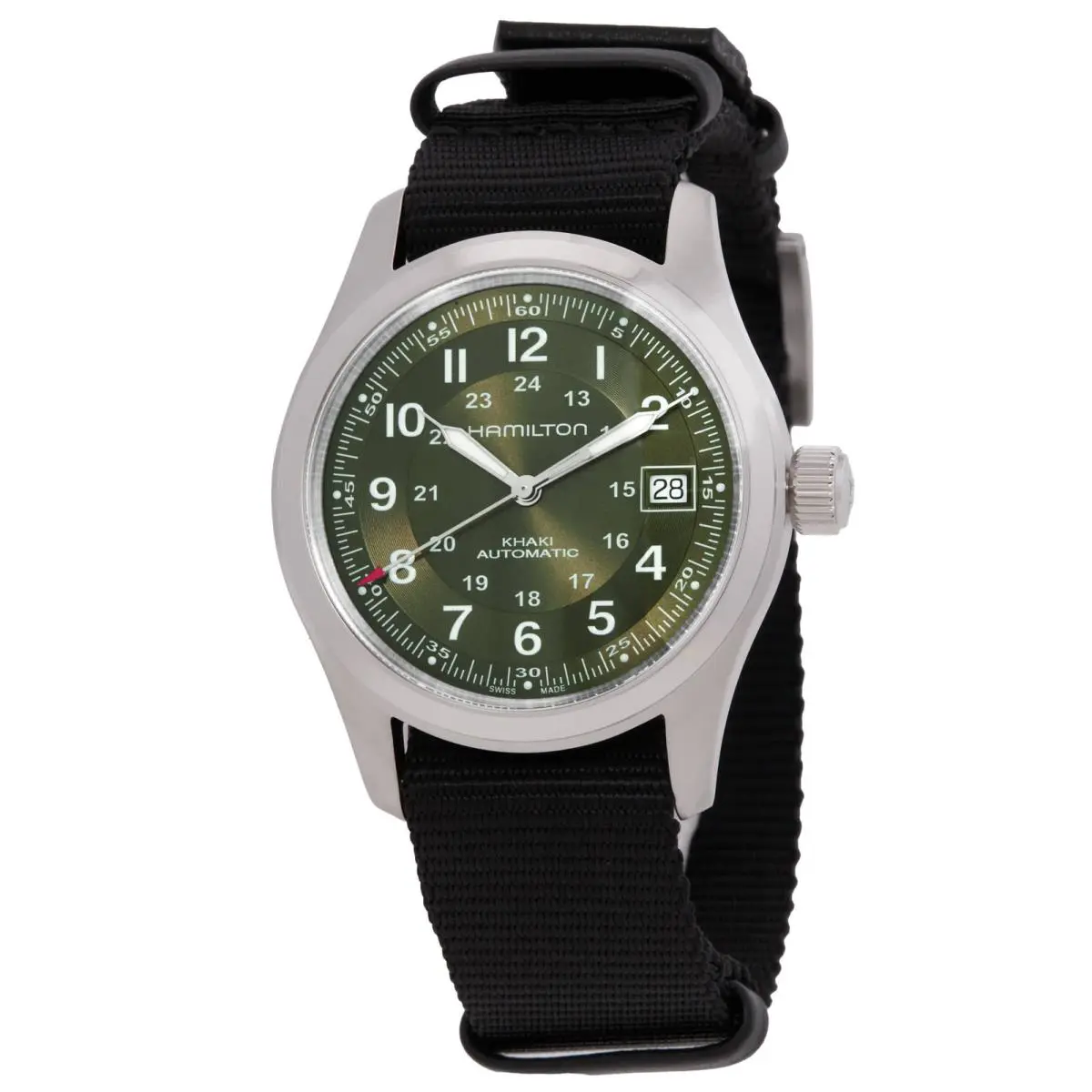 Hamilton Khaki Field Automatic Green Dial Men`s Watch H70455960