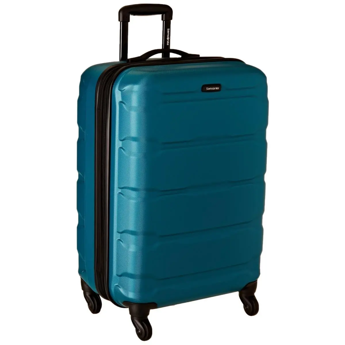 Samsonite Omni PC 24 Hardside Suitcase w/ 4 Spinner Wheels Caribbean Blue