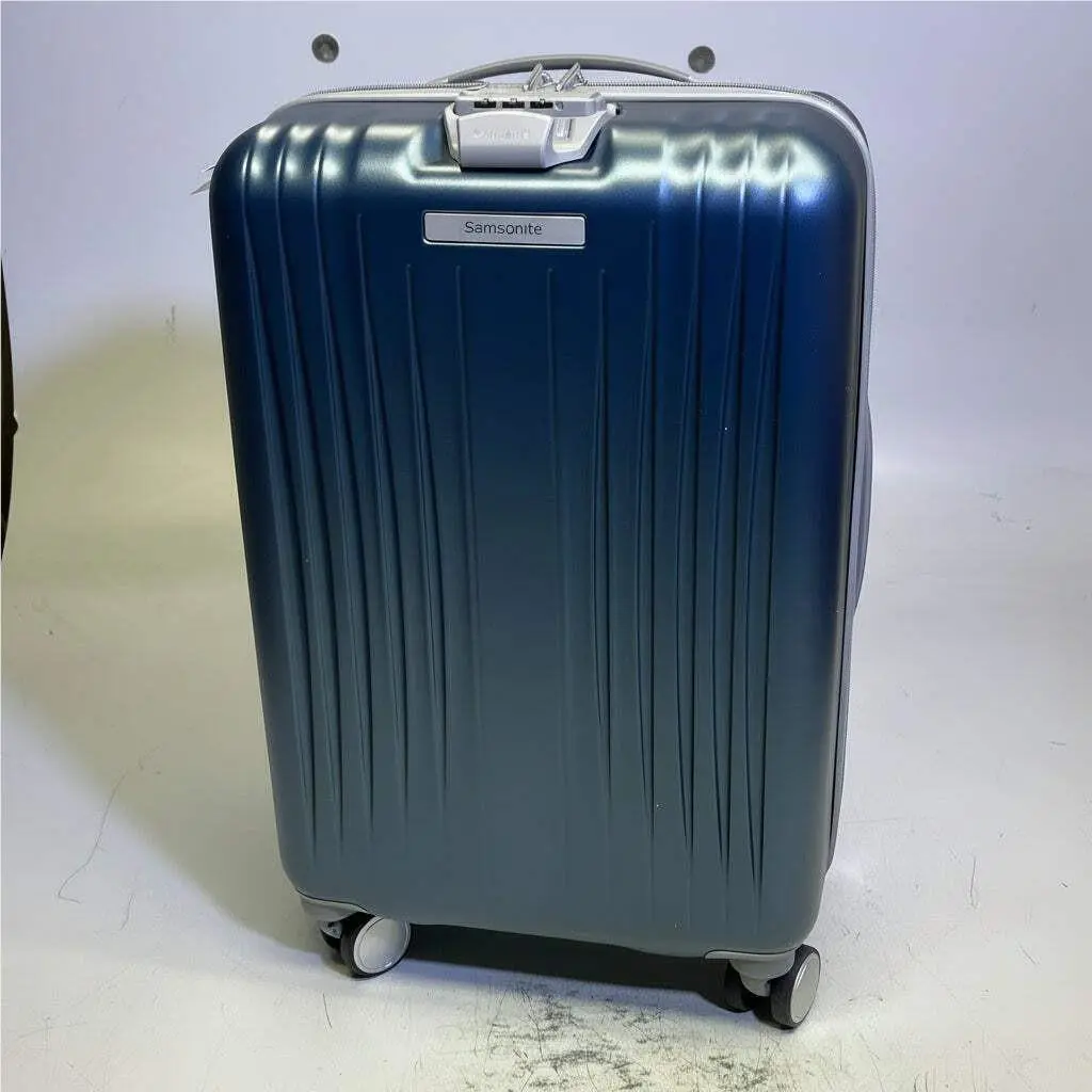 Samsonite Opto 3 Carry Suitcase 360° Spinner Wheels 19 X 13 x9 Frost Teal