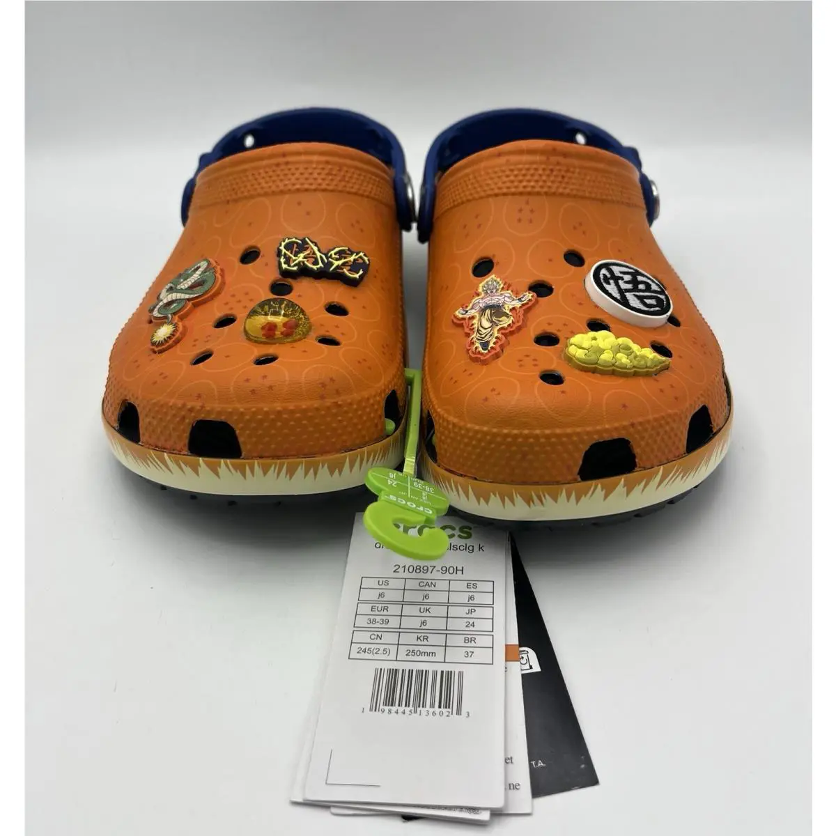 Crocs shoes - Dragon Ball Z Goku - Dragon Ball Goku - Orange (UPC: 0198445136023) 2
