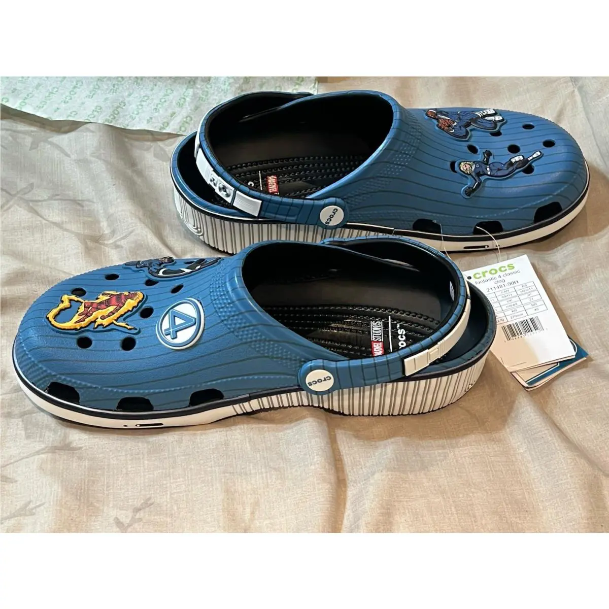 Crocs shoes - Marvel Studios Fantastic 4 First Steps - Blue (UPC: 0198445229527) 4