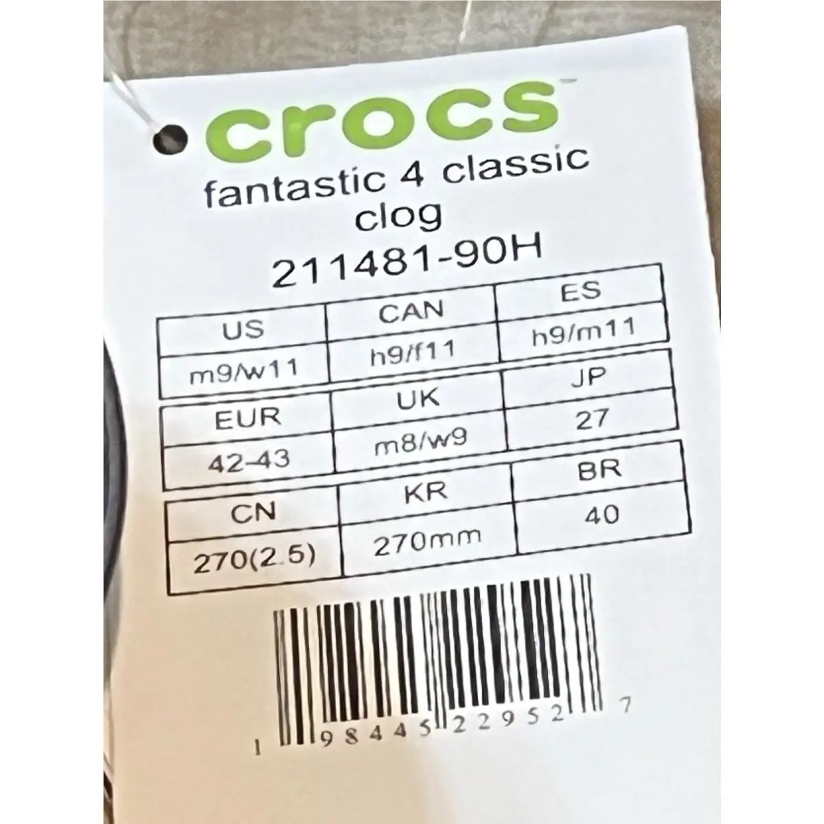Crocs shoes - Marvel Studios Fantastic 4 First Steps - Blue (UPC: 0198445229527) 5