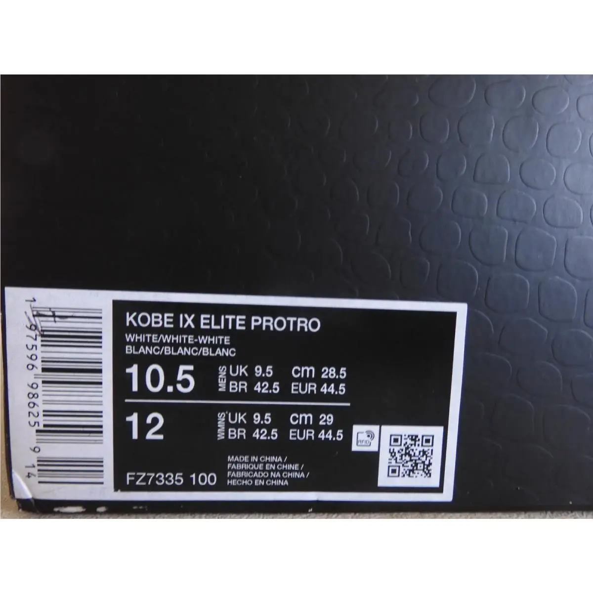 Nike shoes - Nike Kobe 9 Elite - Kobe Elite - FZ7335-100 - White 6