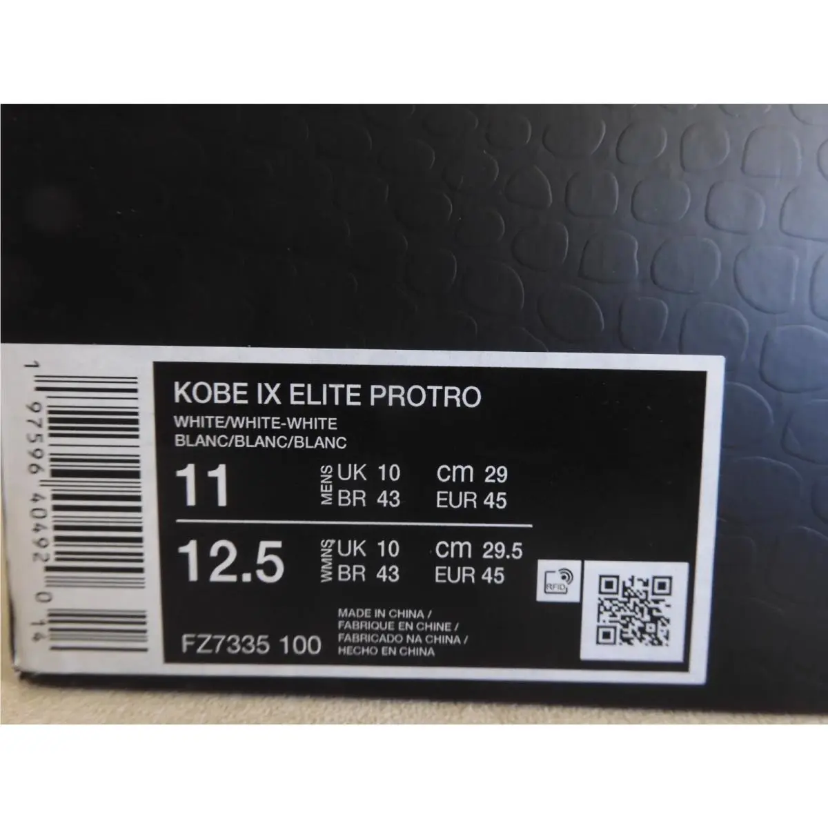 Nike shoes - Nike Kobe 9 Elite - Kobe Elite - FZ7335-100 - White 22