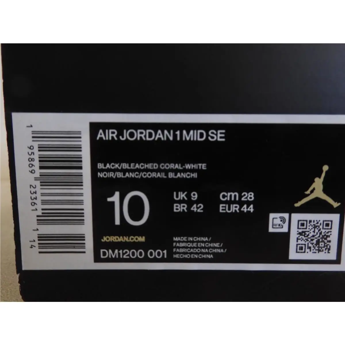 Nike shoes - Air Jordan 1 Mid - Air Mid - DM1200-001 - Black 7