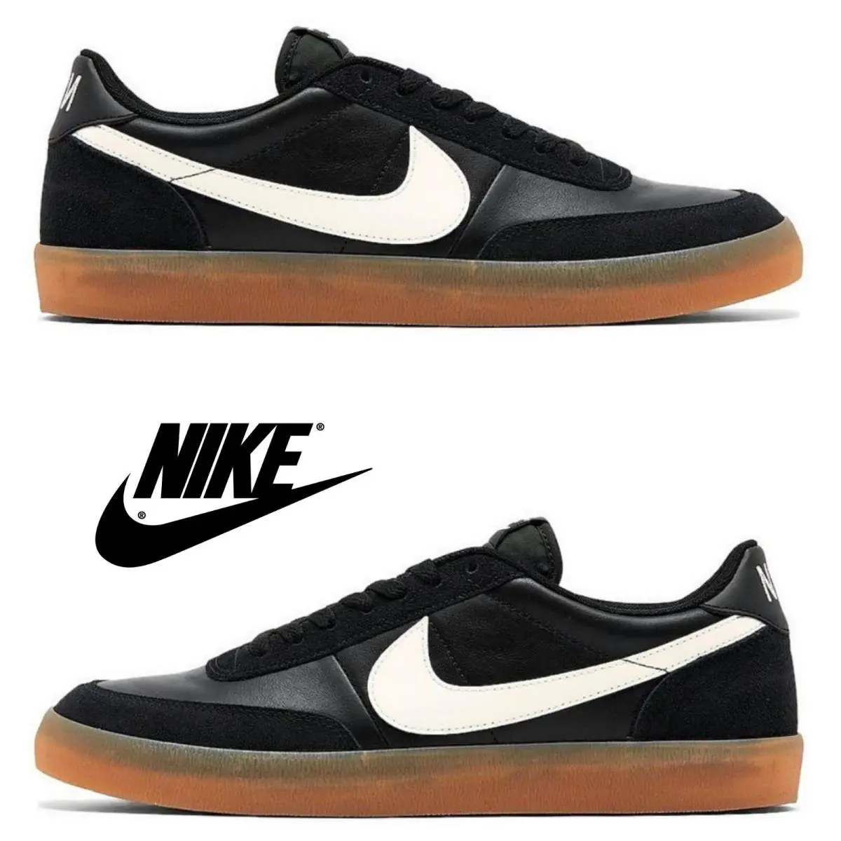 Nike shoes - Nike Killshot 2 - Killshot - Black, Manufacturer: Black/Gum Yellow/Sail 11